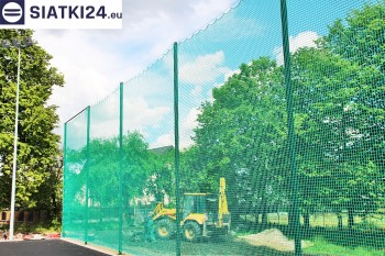 Siatki Płock - Zabezpieczenie za bramkami i trybun boiska piłkarskiego dla terenów Płocka