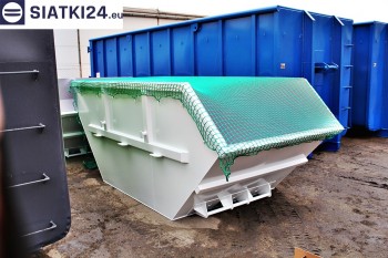 Siatki Płock - Siatka przykrywająca na kontener - zabezpieczenie przewożonych ładunków dla terenów Płocka